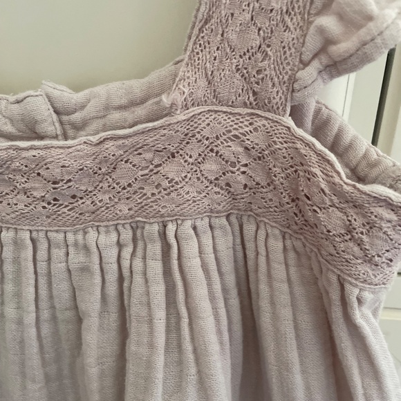 Jamie Kay Cotton Muslin Lace Parisian Purple Dress size 9 - Picture 2 of 4